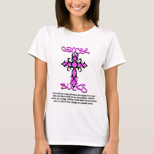 No More Tears - Cancer Sucks T-shirt