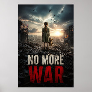 No More War Dawn Beyond the Ruins Poster