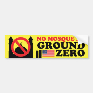 No Mosque 3 Bumper Sticker