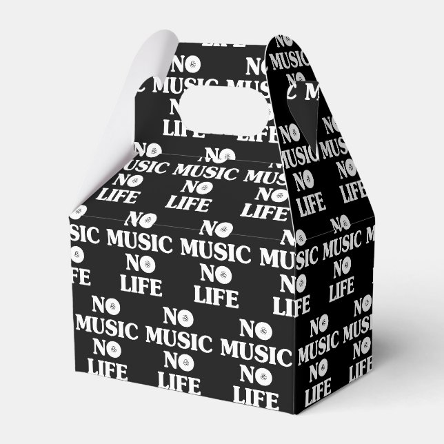 NO MUSIC NO LIFE FAVOR BOX (Front Side)