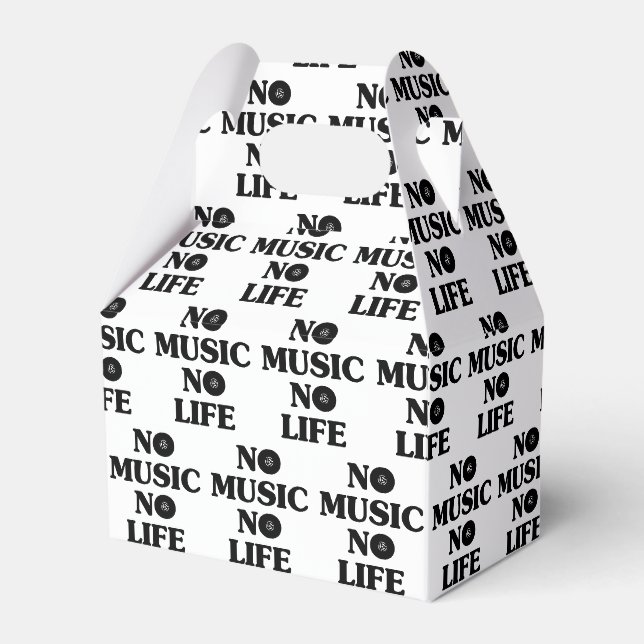 NO MUSIC NO LIFE FAVOR BOX (Front Side)