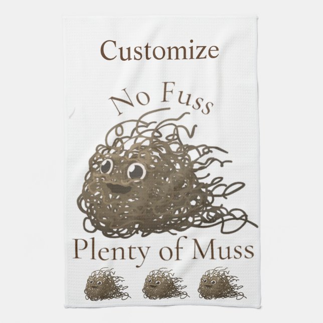 No Muss Plenty of Fuss Thunder_Cove  Kitchen Towel (Vertical)