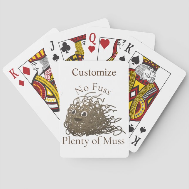 No Muss Plenty of Fuss Thunder_Cove Playing Cards (Back)