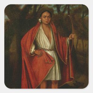 No Nee Yeath Tan no Tonne Square Sticker