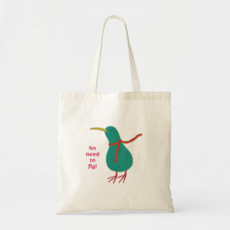 No need to fly! tote bag