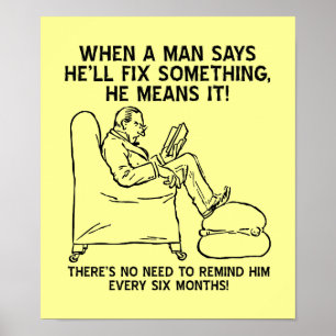 No Need to Remind Him Poster