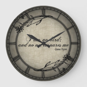 No Net Ensares Me Large Clock