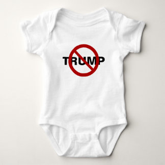 No Never Anti Donald Trump Baby Bodysuit