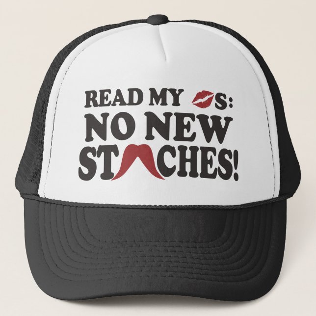 No New Staches hat - choose colour (Front)