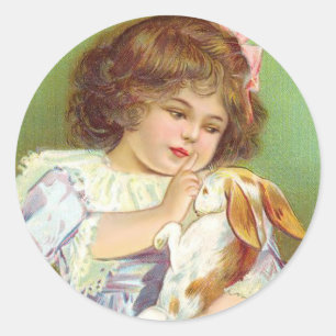 No No Bunny Classic Round Sticker
