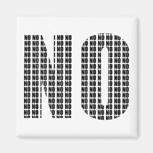 No No Funny Fridge Magnet Refrigerator