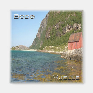 NO # Norway - Bodø - Mjelle beach Magnet