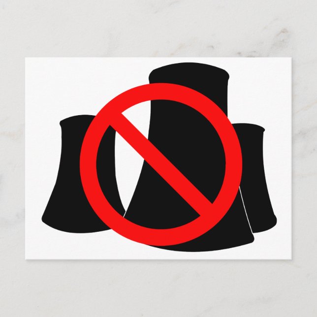 No Nuclear Power Postcard (Front)