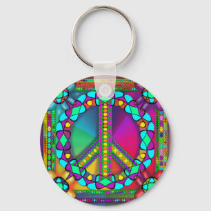 no nuke zone coloured keychain