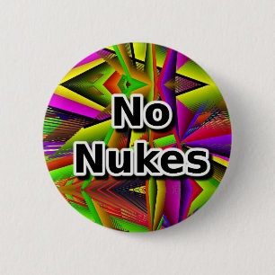No Nukes 2 Inch Round Button