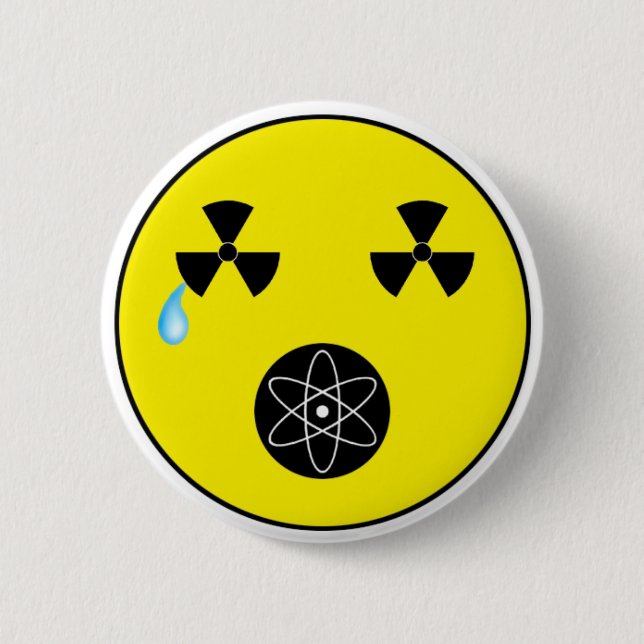 No Nukes 2 Inch Round Button (Front)