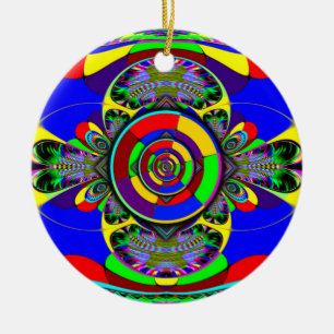 No Nukes Alternative Symbol Ceramic Ornament