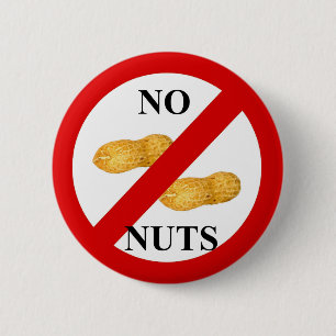 No nuts 2 inch round button