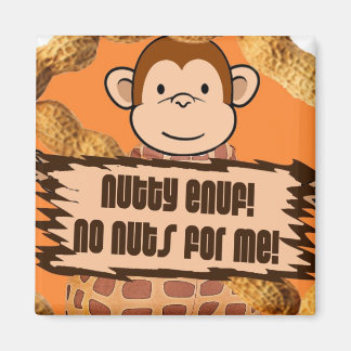 No Nuts for Me Magnet