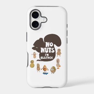 No Nuts I'm Allergic Peanut Allergy Awareness