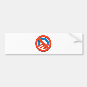 NO "O" BUMPER STICKER