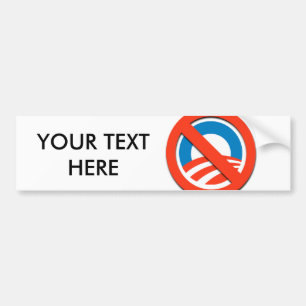 NO O NO BUMPER STICKER