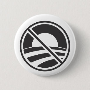 No Obama 2 Inch Round Button