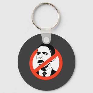 No Obama / Anti-Obama T-shirts Keychain