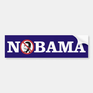 No Obama Bumpersticker Bumper Sticker