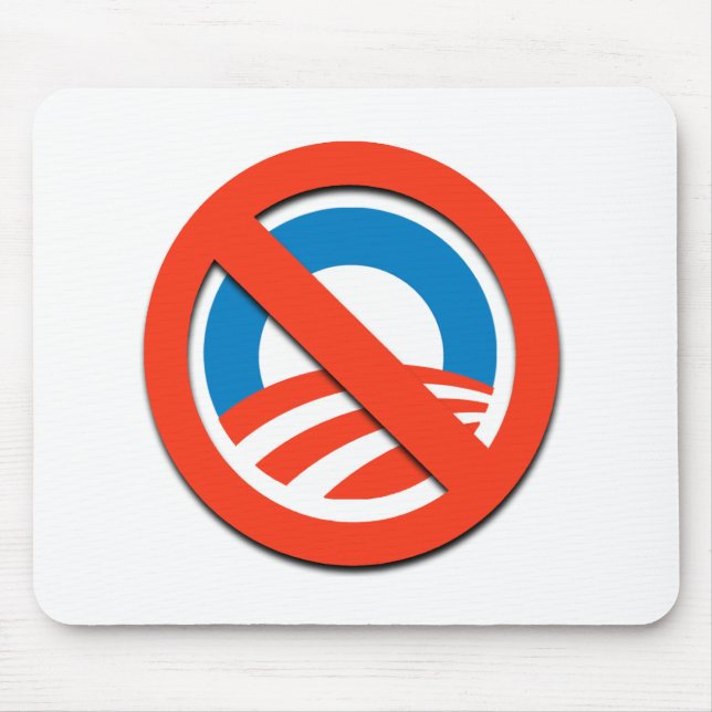 NO OBAMA / NO O MOUSE PAD (Front)
