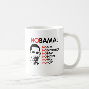 NO OBAMA, NO WAY COFFEE MUG