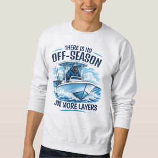 No Off-Season Funny Winter Boating Fishing Shirt