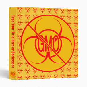 NO OGM Classeur Biodanger OGM Personnaliser sur l'