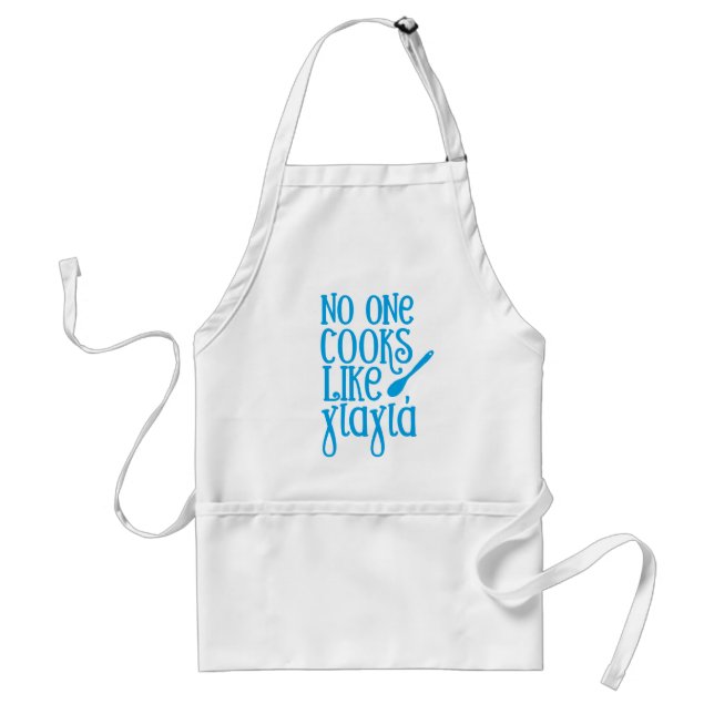 No one cooks like yiayia Greek grandmother Standard Apron (Front)