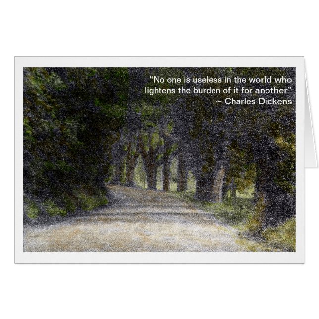 "No One is Alone" Card (Front Horizontal)