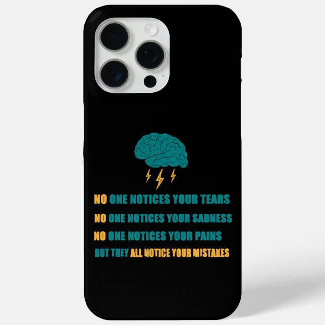 No one notices your sadness  Case-Mate iPhone case (Back)