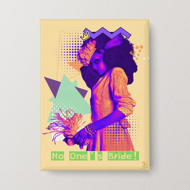 No One’s Bride “Self Love” Gothic Button (Front)