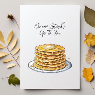 No one Stacks Up to You   Happy Father's Day Card