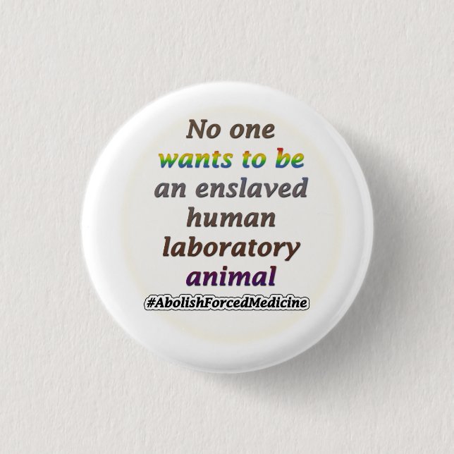 No one wants to be an EHLA 1 Inch Round Button (Front)