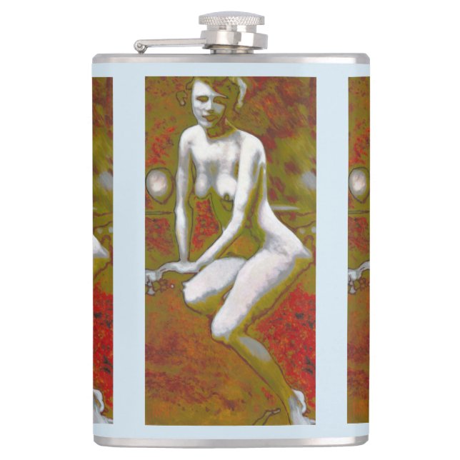 "No One You Know" Vinyl Wrapped Flask (Front)