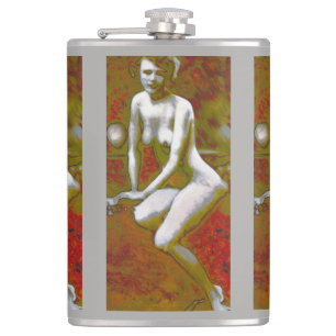 "No One You Know" Vinyl Wrapped Flask