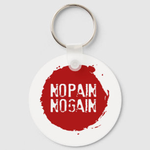 No Pain No Gain 03b Keychain