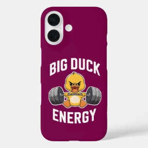 No Pain No Gain Duck Design   Funny Fitness Art iPhone 16 Case