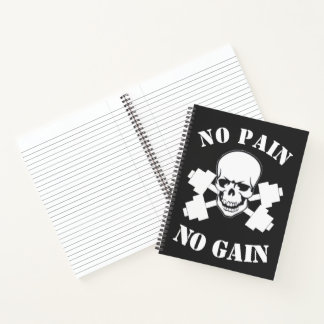 NO PAIN NO GAIN GYM JOURNALS PROGRESS TRACKING