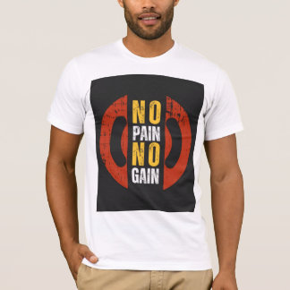 No Pain No Gain – Gym Motivation T-Shirt