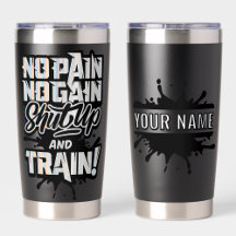 No Pain No Gain Personalized Gym Motivation