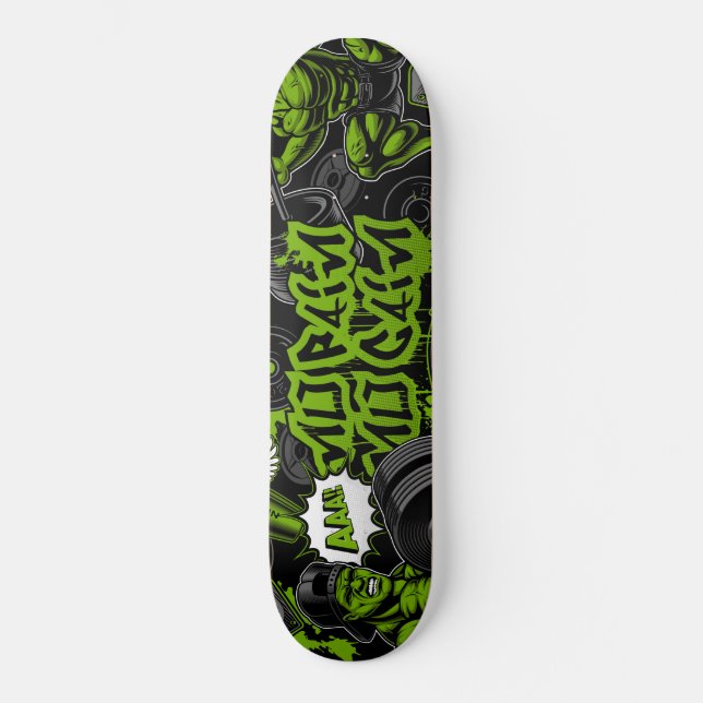 No Pain No Gain  Skateboard (Front)