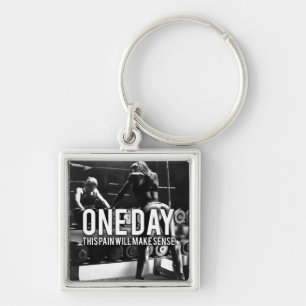 No PAIN No Gain - Women's Workout Motivational Keychain