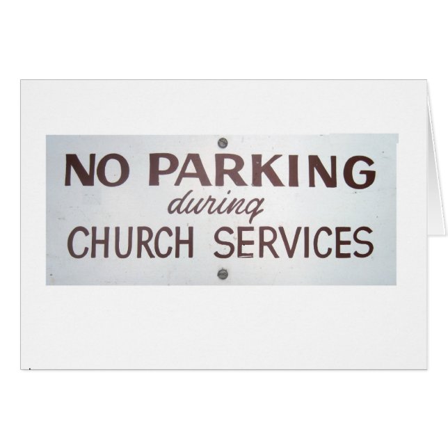 No Parking (Front Horizontal)