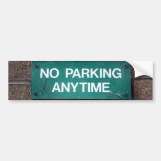 No Parking Anytime sticker